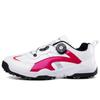 Zapatos de golf para comercio exterior exportación mujer impermeables sin tacos antideslizantes transpirables zapatilla botón giratorio automático para hombre y mujer