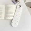 Meias Finas de Meia-Cança Novas Primavera/Verão 2026 Estilo Coreano Acessórios de Laço Meias Versáteis com Renda e Babados Atacado Meias de Algodão