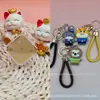 Colgante de Oro Cuadrado de Oro Puro de Paz y Alegría Serie Zootopia Cordón Conductor de Tráfico para Transmisiones en Vivo de TikTok
