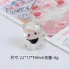Color transparente estéreo hello gatito dibujos animados destello fino adornos diy accesorios de goma crema accesorios de resina materiales para joyería