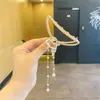 Nuevo Pinza de Presión con Borla Pinza para el Pelo de Hada en la Parte Trasera de la Cabeza Pinza con Colgante de Mariposa Francesa Pinza de Tiburón de Hada Estilo Coreano Accesorios para el Cabello