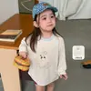 Ropa para Niños Zhe Li Camiseta Fina de Manga Larga para Niñas 2026 Verano Lyocell Ropa con Protección Solar para Niños Clase a Top para Bebé