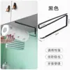 Portarrollos de Papel de Cocina Estante Colgante para Gabinete Estante de Almacenamiento para Film Plástico Colgador de Trapos Perezoso para el Hogar Perforador de Papel en Rollo sin Perforaciones