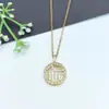 Collar de Acero Inoxidable para Mujer Joyería de Nicho Versátil Colgante de Cobre Cadena Elegante para Clavícula Joyería Cadena de Lujo Ligero