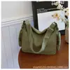 Bolso Cruzado de Lona de Gran Capacidad para Mujer Estudiante Clase Ejecutiva Bolso de Hombro de Lona Nuevo Bolso de Lona para Ocio Viajes Commuter