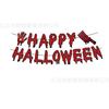 Novo Tema de Halloween Mão Sangrenta Utensílios de Mesa Festa Decoração Suprimentos Papel Toalha Prato Bandeira Toalha de Mesa Conjunto de Arranjo