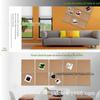 Placa de cortiça autoadesiva 30 * 30cm home sofa fundo parede escritório anúncio publicitário criativo Amazon exclusivo