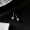 Aretes de metal tipo francés con forma de gota de agua 14K, no es necesario quitárselos al dormir, tendencia ins, aretes simples de alta gama, estilo frío de personalidad para mujer