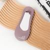 Calcetines Finos de Verano Calcetines de Barco para Mujer con Boca Baja Invisibles de Silicona Antideslizantes que No se Caen Algodón Transpirable en la Planta Calcetines de Seda de Hielo para Mujer