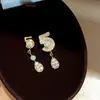 Fragante Lujoso Noble Super Brillante Circonita Número Colgante de Gota de Agua Collar Lujo Ligero Nicho Cadena para Clavícula Joyería de Alta Gama Collar para Mujeres