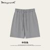 Verão 2025 Europeu e Americano Marca Pesada Tendência Alta Qualidade Casual Conjunto de Casal Camiseta de Manga Curta Shorts Roupa Conjunto de Duas Peças para Homens