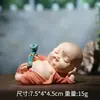 Pequeños Adornos de Maitreya, Adornos para Coche, Adornos Creativos de Escritorio, Varios Estilos de Artesanías de Resina de Monje Pequeño al por Mayor