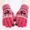Guantes de invierno para mujer táctiles de cachemir de una sola capa cálidos lindos de ciervo guantes de estudiante fabricantes al por mayor