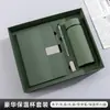 Caderno brochura, bloco de notas para atas de reunião, diário capa dura executivo com elástico, personalizável com logo, caderno de folhas soltas