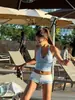 Biquíni Dividido Xadrez Puro Retrô Estilo Novo 2026 Que Cobre a Barriga e Emagrece, Maiô Sexy de Resort com Decote em V Profundo para Piscinas Termais Femininas