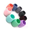 Copa de Vino de Silicona Creativa, Vaso de Agua Portátil para Exteriores Anticaídas, Regalo Promocional, Copa de Vino Pequeña, Vaso de Agua de Silicona de Grado Alimenticio