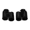 Adecuado para Bmw X5X6 X7G05G06G07 Mejora del Tubo de Escape Silenciador de Cuatro Salidas de Acero Inoxidable Fibra de Carbono