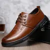 Zapatos de Cuero Casual de Negocios para Hombre Four Seasons sin Cordones Suela de Goma Antideslizante Resistentes al Desgaste Punta Redonda Ligeros Versátiles Zapatos para Automovilismo