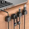 Nuevo Organizador de Cables de Escritorio para Coche Almacenamiento y Organización de Cables de Datos Clip Sujetador Hebilla Enchufe para Cable de Carga de Teléfono Móvil