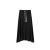 Saia Feminina Estilo Casual Outono 2026 Nova Cintura Alta Fluida Linha A Flareada Comprimento Médio Bodycon Cauda de Peixe