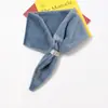 [Color Sólido] Bufanda de Felpa para Mujer con Cuello Cruzado de Piel Sintética de Visón con Imitación de Diamantes, Manguito Cálido para Cuello de Estudiante de Otoño e Invierno