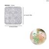 DIY Gota de Cristal Pegamento Flor Árbol Hoja Colgante Llavero Resina Silicona Molde Adornos Colgantes Pendientes Colgantes Joyería