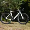 Bicicleta de Carretera Saitu Factory Edición de Carreras R18 de 13 Velocidades con Radios de Carbono, Bujes con Eje Pasante y Disco Cerrado, Bicicleta con Cambio Electrónico, 7.7kg