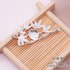 Nuevos materiales hechos a mano DIY horquilla antigua con balanceo escalonado corona de fénix joyería anillo de aleación soporte facial base de bosque de bambú accesorios
