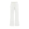 Pantalones finos acampanados de cintura baja con cordón para mujer, cómodos y fluidos para el verano, ajuste ceñido, casual, ropa para el hogar, pantalones de longitud hasta el suelo