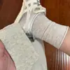Calcetines de verano para mujer, estilo coreano, color liso, finos, calados, ligeramente rizados, de malla, transpirables, modernos, estilo ballet universitario, calcetines apilables
