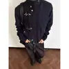 Hebilla de Avión Estilo Vintage Chaqueta de Solapa para Hombres y Mujeres 2026 Nuevo Cortavientos Desestructurado Americano Retro Vintage Ropa de Trabajo Abrigo