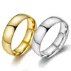 Anel de aço titânio liso simples da moda Anel coreano masculino e feminino Joias O Senhor dos Anéis atacado e-commerce transfronteiriço