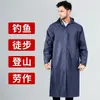 Capa de chuva de peça única grande e espessa de tecido Oxford para adultos, proteção total contra chuva para o corpo, poncho de chuva com capuz para bicicletas elétricas