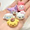 Accesorios de resina de dibujos animados lindos tridimensionales pegamento de crema DIY hecho a mano pasador cuerda para el pelo llavero bolsa sorpresa hebilla de zapato