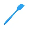 Espátula de silicona de color integrado de tamaño pequeño de grado alimenticio para crema de pastel, cuchillo mezclador, herramientas para hornear en la cocina