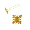 Yingyi Joyería DIY Estilo Tang Elegante Estilo Princesa Cuadrado Pasador Estilo Antiguo Hanfu Accesorio para el Cabello Materiales y Accesorios