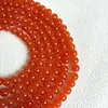 Nuevo Vidrio Imitación Jade Cuentas Sueltas Hielo Transparente Color Puro DIY Pulsera Collar Accesorios Accesorios de Joyería Fabricante Cabello Recto Cuentas Redondas