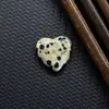 Corazón de Melocotón de Cristal Venta al por mayor Transfronteriza Colgante de Jade Accesorios Pulsera Colgante Hecho a Mano en Forma de Corazón Adorno 20 mm Piedra Preciosa