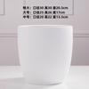 Jingdezhen Macetas de Cerámica Extra Grandes en Blanco y Negro Simples para Balcón Interior Piso Plantación Árbol del Dinero Planta Verde Plantas en Maceta