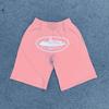 Pantalones Cortos Holgados Trendy de Calle Deportivos Versátiles Casuales Verano Algodón Fino Estilo Universitario Pantalones de Playa