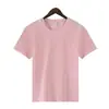 Camiseta de algodón peinado de color liso 200 gramos ropa de trabajo para hombre y mujer algodón manga corta ROPA DE CLASE CON LOGOTIPO manga corta cuello redondo