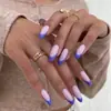 Uñas postizas europeas y americanas cortas, medianas y largas, tipo ataúd, ballet, parches de uñas, productos terminados en caja, se pueden diseñar con dibujos y muestras.