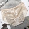 Ropa interior de encaje para mujer de talla grande sexy de talle medio levanta glúteos sin costuras transpirable calzones de mujer entrepierna de algodón fabricante