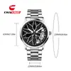 Reloj Nuevo Estilo de Aleación con Rueda Giratoria Genial y Decoración Deportiva Luminosa para Adolescentes, Reloj de Moda Transfronterizo