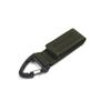 EDC Llavero Multifuncional para Montañismo al Aire Libre Cinta Táctica de Nailon Hebilla Colgante para Cinturón de Mochila Hebilla Triangular de un Punto