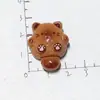Gato Siamés Gordo Súper Lindo Accesorios de Resina DIY Pegamento de Crema Funda de Teléfono Pasador Llavero Adornos