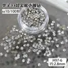 Novos Strass Redondos com Fundo Pontiagudo de 33 Cortes para Nail Art, Strass de Cristal Multifacetados para Preenchimento, Bolas de Strass Empilháveis para Unhas, Acessórios de Unha Vestíveis