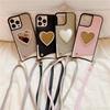 Funda de Cuero con Patrón de Lichi Japonés y Coreano para Teléfono Apple 13 para iphone11/14Promax Cartera tipo billetera con ranura para tarjetas