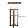 Suporte de Flores de Bambu Madeira Maciça Sala de Estar Interno Moderno Minimalista Suporte de Flores Rabanete Verde Varanda Suporte de Vasos de Flores Multicamadas Rack de Armazenamento para Bonsai