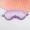 Máscara de Ojos de Seda Sintética Bloqueadora del Sueño Color Sólido Seda Sintética Viaje Avión Transpirable Cómoda Máscara de Ojos